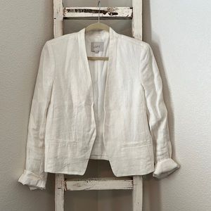 LOFT white blazer